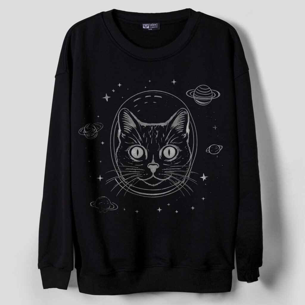 Catstronaut Oversize Sweatshirt
