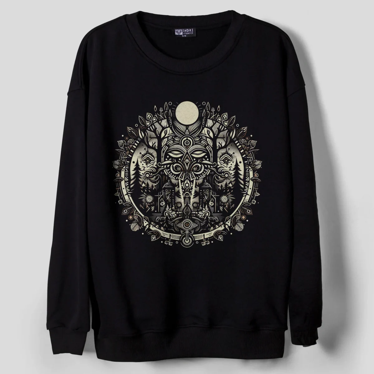 Psychedelic Owl Oversize Sweatshirt