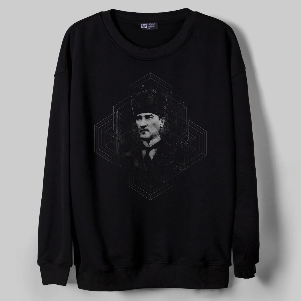 Mustafa Kemal Atatürk Portre Oversize Sweatshirt
