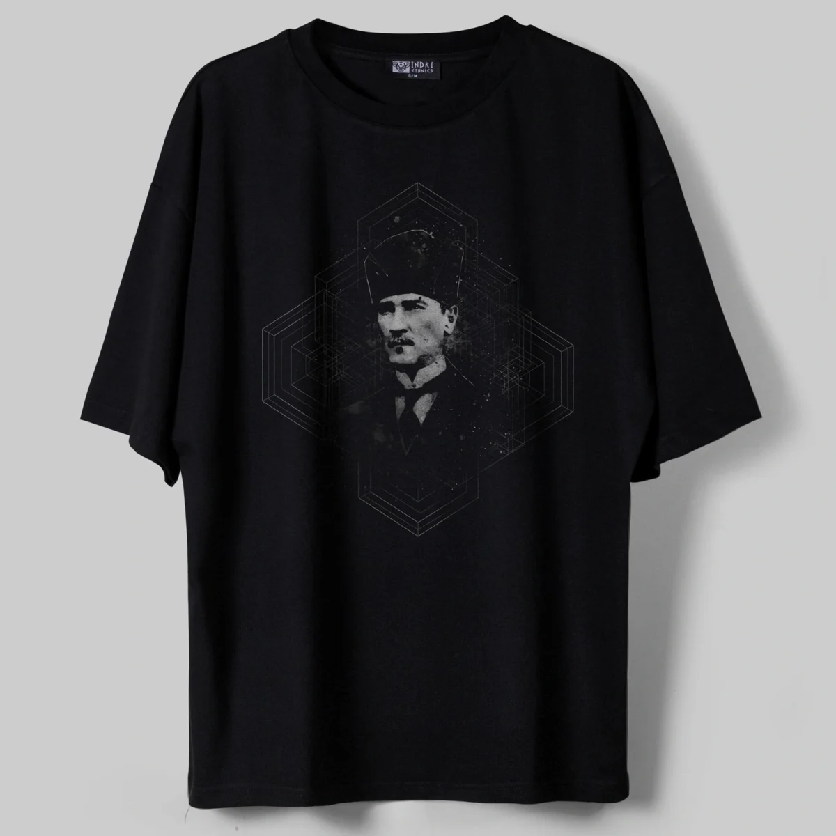 Mustafa Kemal Atatürk Portre Oversize T-Shirt