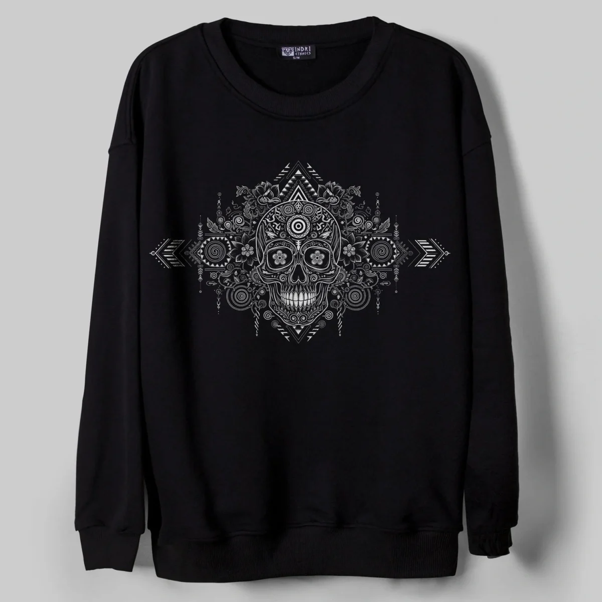 Sacred Skull Oversize Sweatshirt