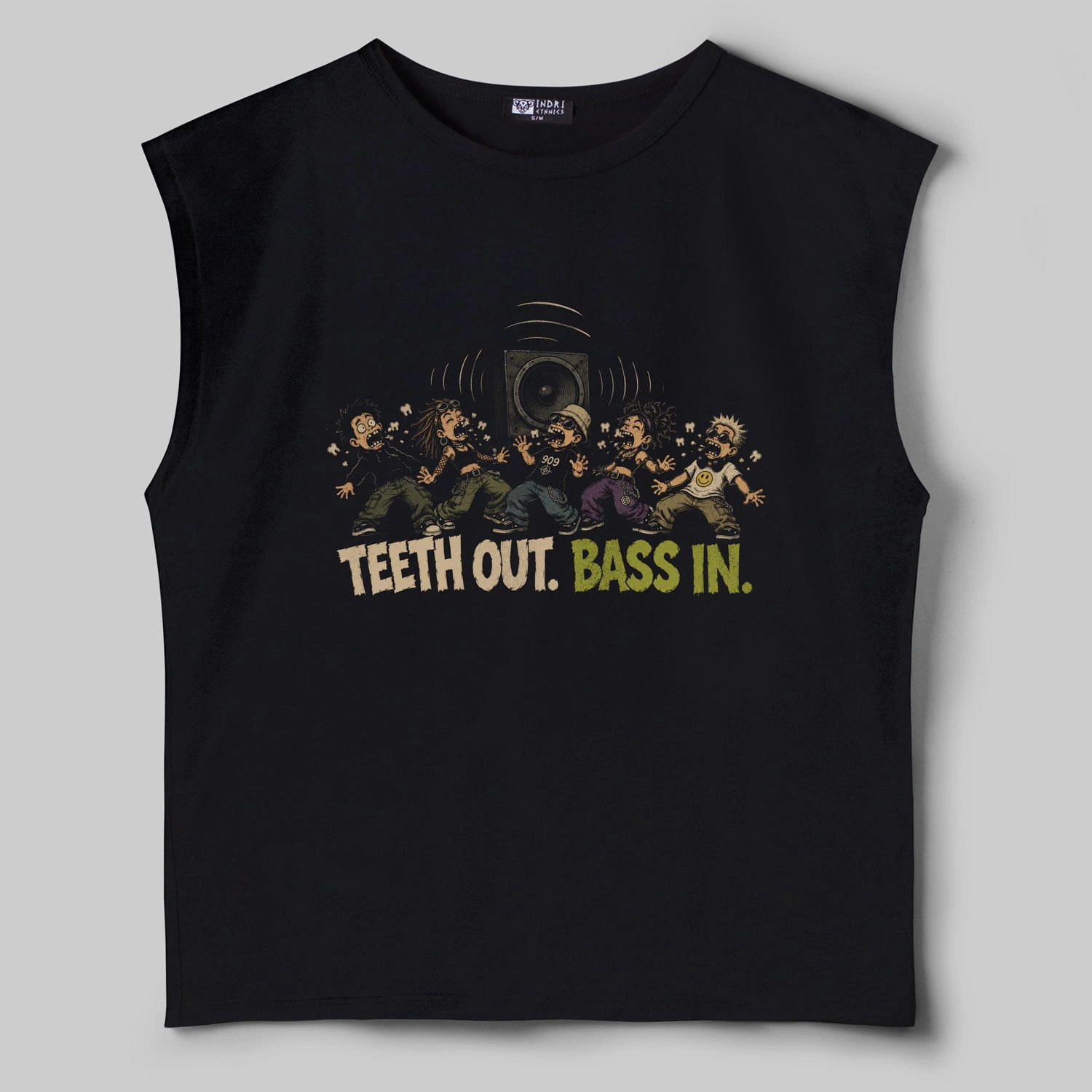 Teeth Out Bass In Oversize Atlet